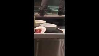 Restaurant cook being unsanitary [upl. by Cappello]