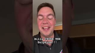 Bills CRUSH Dolphins on TNF Bills Dolphins Buffalo Miami NFL Football FYP ForYou TNF [upl. by Lebanna]