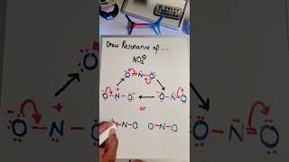 Resonance structures of Nitrite NO2 chemistry [upl. by Gnilrets836]