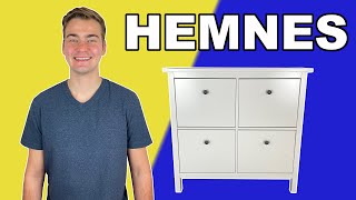 HEMNES Shoe Cabinet With 4 Compartments IKEA Tutorial [upl. by Boru]