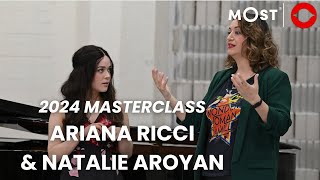 2024 Ariana Ricci soprano MasterClass with Natalie Aroyan and Bradley Gilchrist [upl. by Rick]