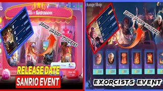 Ml Sanrio Event 2023  Mlbb Exorcists Event  Mobile Legends New Event [upl. by Comfort]