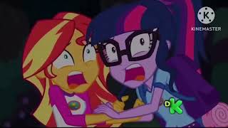 Sci Twi Sunset Shimmer And Timber Spruce Screaming [upl. by Fabi]