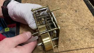 How to put a clock movement back together  clock repair basics [upl. by Streeter]