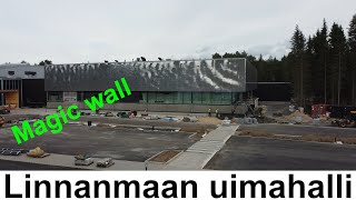 Linnanmaan uimahallin rakennustyömaa 1616 [upl. by Lilybel]