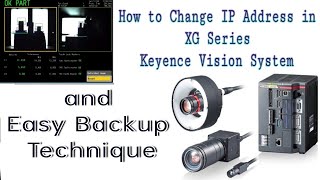 How to Change IP Address in Keyence Vision System [upl. by Tildi333]