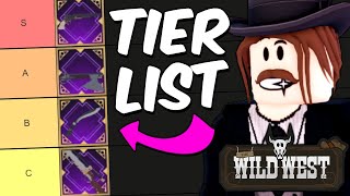 The Wild West AUCTION GUN Tier List [upl. by Wauters79]