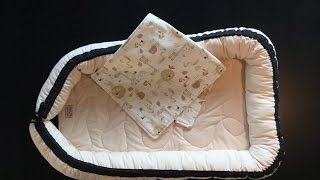 How to sew a baby nest  step by step tutorial to make your own dockatot [upl. by Welbie]