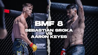 BMF MMA  Sebastian Sroka vs Aaron Keyes  Professional Middleweight MMA  BADMOFO MMA [upl. by Eneirda201]