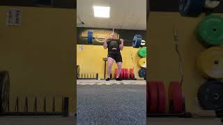 Power clean… almost failed it but these were after deadlifts [upl. by Northey]