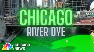 Full Chicago River Dye 2024 ☘️ [upl. by Ranique]