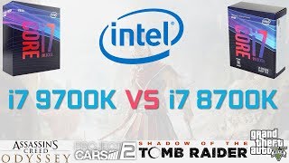 INTEL i7 9700K vs 8700K Compare And Test in 5 Games [upl. by Nossyla]