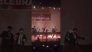 Boys group Dance performance part 2  Dance performance shortsvideo dance boys boysdance song [upl. by Gloriane]