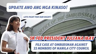 KONSEHALA YANYAN IBAY NAGSAMPA NG KASO SA OMBUDSMAN LABAN SA 22 MIYEMBRO NG KONSEHO NG MAYNILA [upl. by Pandora116]