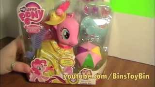 My Little Pony Fashion Style PINKIE PIE Crystal Empire Review by Bins Toy Bin [upl. by Aliekahs]