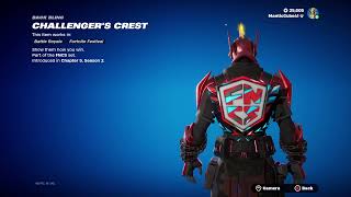 NEW DETERMINATION DAGGERS PICKAXE  CHALLENGERS CREST BACK BLING FORTNITE FNCS C5S2 [upl. by Coumas]