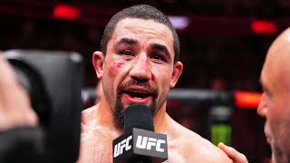 Robert Whittaker Octagon Interview  UFC 298 [upl. by Ajnot]