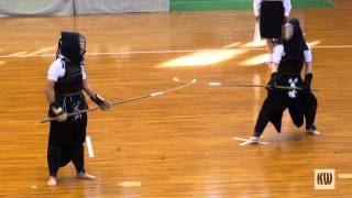 2014 All Japan Naginata  Womens Final [upl. by Gore]