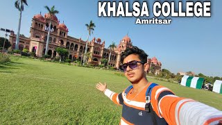 Itna Pyara College Pehli Baar Dekha 🤩  Khalsa College Amritsar Punjab [upl. by Antonio690]