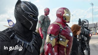 Captain America Civil War  Airport battle scene HD 1080p [upl. by Ynohtnaed]