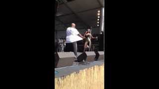 V Bozeman  CeeLo Green perform quotFool for Youquot at New Orleans Jazz Fest [upl. by Htebasyle]