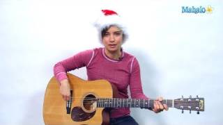 How to Play Here Comes Santa Claus on Guitar [upl. by Annaid]