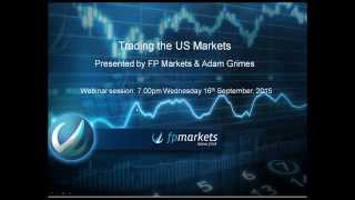 FP Markets Webinar Trading Tutorial  How to Trade the US Markets using Discretionary Systems [upl. by Beitris]