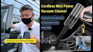 Cordless and compact strong suction and long battery life improve cleaning efficiency [upl. by Sirrom]