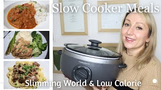 Slow Cooker Meals  low calorie slimming world friendly family meals [upl. by Adnert]