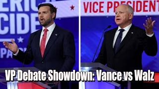 Explosive VP Debate JD Vance and Tim Walz Clash Over Immigration Abortion and Gun Violence [upl. by Adalbert]