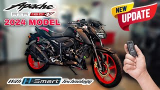 Tvs Apache 160 4V 2024 Model  Review  New Features  Mileage  Top Speed  Price  A2R motoride [upl. by Hinckley406]