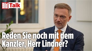 Nach AmpelAus JETZT spricht Christian Lindner  BILD TALK [upl. by Arenahs]