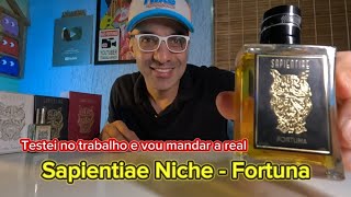 Perfume Fortuna Sapientiae Niche  testei no trabalho veja antes de comprar 👍🏼 [upl. by Halimeda]