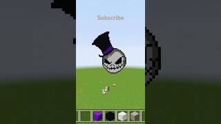 I Art 🎨 Jack Skellington In Minecraft shorts shortsvideo minecraft PuneetGamingArts [upl. by Elatsyrc]