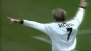 David Beckham Goal Vs Arsenal FA Cup 1999 [upl. by Faucher192]