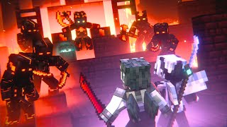 Nether King amp Aether Summon Herobrine  Alex and Steve Minecraft Animation [upl. by Thin144]