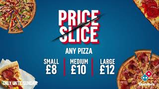 £8£10£12 Dominos Price Slice Deal [upl. by Rennat]