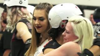 Arizona Derby Dames Hit Squad TV Banked Track Roller Derby Featurette [upl. by Goulet]