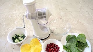 Does It Work Fruit and Vegetable Hand Juicer [upl. by Rajiv]