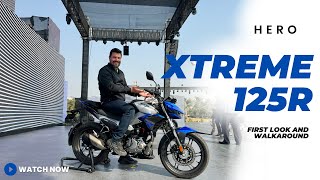 Hero Xtreme 125R  First Impressions and Walkaround  Motoroids [upl. by Kant168]