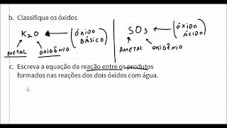 Classificação nomenclatura e reações dos óxidos [upl. by Kaufman]