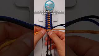 Beautiful and Elegant Paracord Bracelet Internationale Knot Tutorial shorts [upl. by Otilopih443]