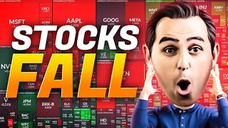 Stocks Fall Today  Tesla Stock Is Soaring After Earnings [upl. by Suiluj378]