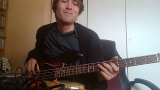 RHCP  Mellowship Slinky In B Major bass cover [upl. by Areem]