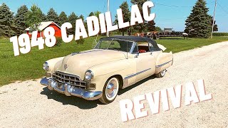 1948 Cadillac First Start In 25 years [upl. by Mitchell]