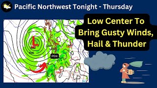 Portland Weather To See Thunderstorms Hail Gusty Winds [upl. by Inavoy]