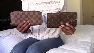 Louis Vuitton Sarah Vs Clemence Wallet ProsCons [upl. by Novick783]