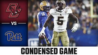 Boston College vs Pitt Condensed Game  2023 ACC Football [upl. by Libnah]