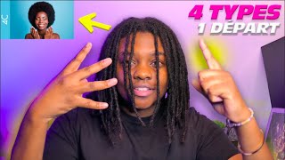 4 Types de cheveux vs 1 départ de locks  Les Twists [upl. by Pickering]