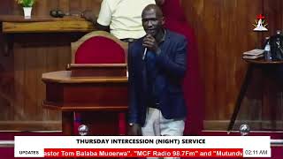 MCF Thursday Intercession Night Service With Pastor Tom Mugerwa 01022024 [upl. by Shayne]